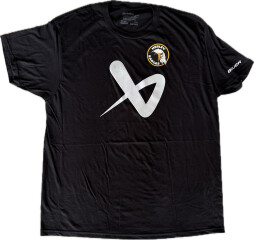 Sort t-shirt fra Bauer med Eagles logo