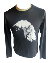 Lang&aelig;rmet t-shirt med Eagles hoved